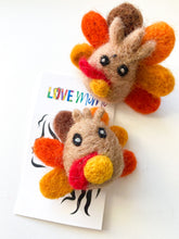Load image into Gallery viewer, Plush Turkey Clip