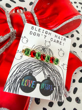 Load image into Gallery viewer, Holiday Jeweled Bar Clip
