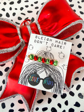 Load image into Gallery viewer, Holiday Jeweled Bar Clip
