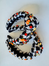 Load image into Gallery viewer, Houndstooth Halloween Headband
