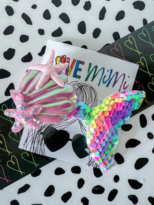 Sequin Mermaid Tail Clips