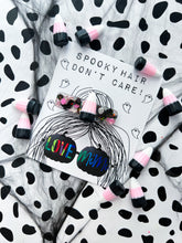 Load image into Gallery viewer, Pink &amp; Black Candy Corn Clip
