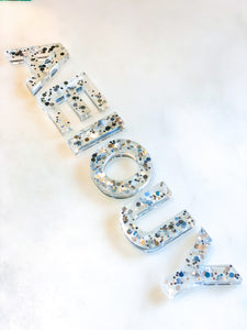 Muted Rainbow Alphabet Letter Set