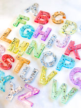 Load image into Gallery viewer, Muted Rainbow Alphabet Letter Set
