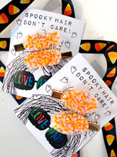 Load image into Gallery viewer, Candy Corn Pigtail Set
